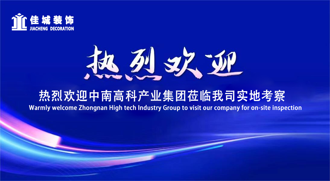 中南高科产业集团莅临我司实地考察